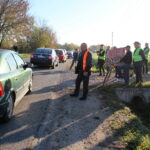 17.10.2019. Sielec Biskupi. Protest mieszkańców przeciwko planom budowy biogazowni / Marta Gajda / Radio Kielce