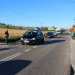 17.10.2019. Sielec Biskupi. Protest mieszkańców przeciwko planom budowy biogazowni / Marta Gajda / Radio Kielce