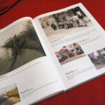 23.10.2019. Skalbmierz. Fragmenty albumu fotograficznego „Skalbmierz prawie z tego samego miejsca” autorstwa Zbigniewa Pudo i Sławomira Mertyny / Marta Gajda / Radio Kielce