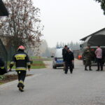 23.10.2019. Kije. Działania służb ratunkowych w miejscowości Kliszów, w gminie Kije / Marta Gajda / Radio Kielce