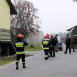 23.10.2019. Kije. Działania służb ratunkowych w miejscowości Kliszów, w gminie Kije / Marta Gajda / Radio Kielce