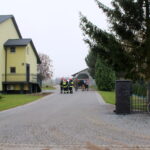 23.10.2019. Kije. Działania służb ratunkowych w miejscowości Kliszów, w gminie Kije / Marta Gajda / Radio Kielce