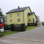 23.10.2019. Kije. Działania służb ratunkowych w miejscowości Kliszów, w gminie Kije / Marta Gajda / Radio Kielce