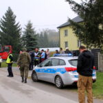 23.10.2019. Kije. Działania służb ratunkowych w miejscowości Kliszów, w gminie Kije / Marta Gajda / Radio Kielce