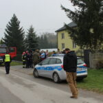 23.10.2019. Kije. Działania służb ratunkowych w miejscowości Kliszów, w gminie Kije / Marta Gajda / Radio Kielce