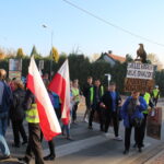 25.10.2019 Kazimierza Wielka. Protest przeciwko budowie biogazowni / Marta Gajda / Radio Kielce