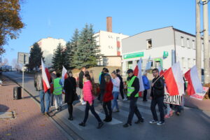 25.10.2019 Kazimierza Wielka. Protest przeciwko budowie biogazowni / Marta Gajda / Radio Kielce