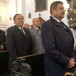 11.10.2019. Sandomierz. Inauguracja roku akademickiego w Wyższym Seminarium Duchownym. Od lewej: senator Jarosław Rusiecki, poseł Marek Kwitek, Wojciech Czerwiec - przewodniczący Rady Miasta Sandomierza / Grażyna-Szlęzak-Wójcik / Radio Kielce