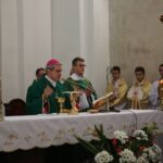 11.10.2019. Sandomierz. Inauguracja roku akademickiego w Wyższym Seminarium Duchownym. Ks. bp Krzysztof Nitkiewicz / ks. Tomasz Lis