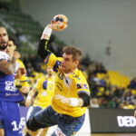 02.10.2019 Kielce. PGNiG Superliga. Mecz PGE Vive Kielce - Grupa Azoty Tarnów. Julen Aginagalde / Jarosław Kubalski / Radio Kielce