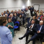 03.10.2019. Ćmielów. Marszałek Sejmu RP Elżbieta Witek i wojewoda Agata Wojtyszek spotkały się z mieszkańcami / Jarosław Kubalski / Radio Kielce