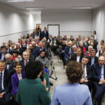 03.10.2019. Ćmielów. Marszałek Sejmu RP Elżbieta Witek i wojewoda Agata Wojtyszek spotkały się z mieszkańcami / Jarosław Kubalski / Radio Kielce