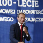 06.10.2019 Zajączków. 100 - lecie Szkoły Podstawowej im Bohaterów Powstania Styczniowego. Wójt Piekoszowa Zbigniew Piątek / Jarosław Kubalski / Radio Kielce