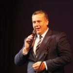 07.10.2019 Kielce. WDK. Inauguracja roku akademickiego Świętokrzyskiego Uniwersytetu Trzeciego Wieku. Dziekan Wydziału Nauk Medycznych WSEiP Grzegorz Gałuszka / Jarosław Kubalski / Radio Kielce