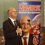 08.10.2019 Kielce. WDK. Konwencja podsumowująca kampanie wyborczą kandydata do Sejmu, wiceministra spraw zagranicznych Piotra Wawrzyka. Przemawia Piotr Wawrzyk / Jarosław Kubalski / Radio Kielce