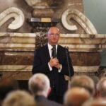 08.10.2019 Kielce. WDK. Konwencja podsumowująca kampanie wyborczą kandydata do Sejmu, wiceministra spraw zagranicznych Piotra Wawrzyka. Przemawia Piotr Wawrzyk / Jarosław Kubalski / Radio Kielce