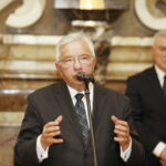 08.10.2019 Kielce. WDK. Konwencja podsumowująca kampanie wyborczą kandydata do Sejmu, wiceministra spraw zagranicznych Piotra Wawrzyka. Poseł Krzysztof Lipiec / Jarosław Kubalski / Radio Kielce