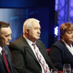 10.10.2019 Radio Kielce i TVP3 Kielce. Kampania wyborcza. Debata senacka. Andrzej Lasak (KWW PSL), Dariusz Loranty (KWW Koalicja Bezpartyjni i Samorządowcy), Marzena Dębniak (KWW Wspólny Senator Marzena Dębniak) / Jarosław Kubalski / Radio Kielce