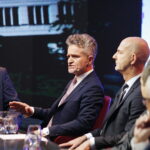 10.10.2019 Radio Kielce i TVP3 Kielce. Kampania wyborcza. Debata senacka.  Radosław Podsiadły (Radio Kielce), Krzysztof Słoń (KW Prawo i Sprawiedliwość), Przemysław Gierada (KWW Adwokata Przemysława Gierady) / Jarosław Kubalski / Radio Kielce