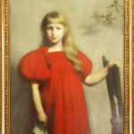 Kielce. Muzeum Narodowe. „Portret dziewczynki w czerwonej sukience” autorstwa Józefa Pankiewicza / Jarosław Kubalski / Radio Kielce