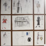 11.10.2019 Kielce. Galeria Tycjan. Wystawa projektów kostiumów i scenografii do przedstawień w Teatrze Stefana Żeromskiego / Jarosław Kubalski / Radio Kielce