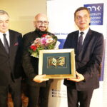 15.10.2019 Kielce. Muzeum Narodowe. Świętokrzyska Nagroda Kultury. Nagrodę z rąk marszałka Andrzeja Bętkowskiego i przewodniczącego sejmiku Andrzeja Prusia otrzymał Grzegorz Cuper / Jarosław Kubalski / Radio Kielce