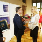 15.10.2019 Kielce. Muzeum Narodowe. Świętokrzyska Nagroda Kultury. Nagrodę z rąk marszałka Andrzeja Bętkowskiego i przewodniczącego sejmiku Andrzeja Prusia otrzymał Andrzej Barański / Jarosław Kubalski / Radio Kielce