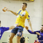 15.10.2019 Kielce. PGNIG Superliga. Mecz PGE Vive - Torus Wybrzeże Gdańsk. Uladzislau Kulesh / Jarosław Kubalski / Radio Kielce