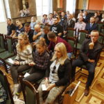 18.10.2019 Kielce. Odznaczenia dla honorowych krwiodawców działających w Klubie HDK przy NSK BEARINGS / Jarosław Kubalski / Radio Kielce