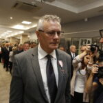 18.10.2019 Kielce. Przystanek Historia IPN. Krzyże Wolności i Solidarności dla działaczy opozycji antykomunistycznej w PRL Medale wręczył Jarosław Szarek - prezes IPN. Na zdj.: Wojciech Przybylski / Jarosław Kubalski / Radio Kielce