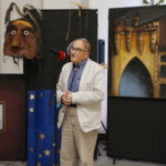 19.10.2019 Radio Kielce Studio. Gram. Finał konkursu Radia Kielce na bajkę z morałem. Stanisław Nyczaj - prezes Kieleckiego Oddziału Związku Literatów Polskich / Jarosław Kubalski / Radio Kielce