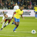 08.10.2019 Kielce. Towarzyski mecz reprezentacji kobiecych w piłce nożnej Polska - Brazylia / Jarosław Kubalski / Radio Kielce