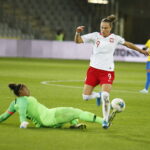 08.10.2019 Kielce. Towarzyski mecz reprezentacji kobiecych w piłce nożnej Polska - Brazylia / Jarosław Kubalski / Radio Kielce