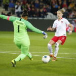 08.10.2019 Kielce. Towarzyski mecz reprezentacji kobiecych w piłce nożnej Polska - Brazylia / Jarosław Kubalski / Radio Kielce