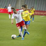 08.10.2019 Kielce. Towarzyski mecz reprezentacji kobiecych w piłce nożnej Polska - Brazylia / Jarosław Kubalski / Radio Kielce