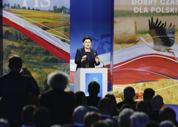 09.10.2019. Kielce. Konwencja PiS. Na zdjęciu: europoseł Beata Szydło / Jarosław Kubalski / Radio Kielce