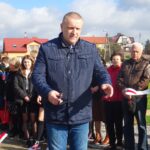 28.10.2019. Kunów. Otwarcie skweru przy ulicy Langiewicza. Na zdjęciu: Lech Łodej - burmistrz Kunowa / Emilia Sitarska / Radio Kielce