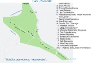 12.10.2019 Sandomierz. „Ścieżka przyrodniczo-edukacyjna" w Parku Piszczele / MOSIR w Sandomierzu