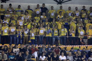 19.10.2019. Brześć. 5. kolejka Ligi Mistrzów: Mieszkow Brześć - PGE Vive Kielce / Krzysztof Bujnowicz / Radio Kielce