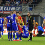 26.10.2019. Gliwice. Mecz Piast Gliwice - Korona Kielce / Krzysztof Bujnowicz / Radio Kielce