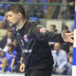 19.10.2019. Brześć. 5. kolejka Ligi Mistrzów: Mieszkow Brześć - PGE Vive Kielce / Krzysztof Bujnowicz / Radio Kielce