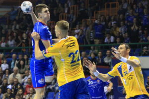 19.10.2019. Brześć. 5. kolejka Ligi Mistrzów: Mieszkow Brześć - PGE Vive Kielce / Krzysztof Bujnowicz / Radio Kielce