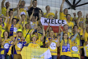 19.10.2019. Brześć. 5. kolejka Ligi Mistrzów: Mieszkow Brześć - PGE Vive Kielce / Krzysztof Bujnowicz / Radio Kielce