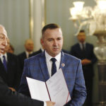 24.10.2019. Warszawa. Uroczystość wręczenia nowym posłom zaświadczeń o wyborze do Sejmu - na zdjęciu: Michał Cieślak - Prawo i Sprawiedliwość / Jarosław Kubalski / Radio Kielce