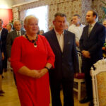 26.10.2019. Ostrowiec Świętokrzyski. Uroczystość wręczenia medali za długoletnie pożycie małżeńskie. Na zdjęciu na pierwszym planie Jan i Rena Workowie, którzy świętują szmaragdowe gody / Emilia Sitarska / Radio Kielce