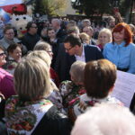 11.10.2019. Opatów. Wizyta premiera Mateusza Morawieckiego. / Wiktor Taszłow / Radio Kielce