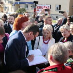 11.10.2019. Opatów. Wizyta premiera Mateusza Morawieckiego. / Wiktor Taszłow / Radio Kielce