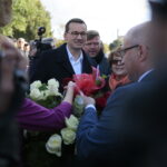 11.10.2019. Opatów. Wizyta premiera Mateusza Morawieckiego. / Wiktor Taszłow / Radio Kielce