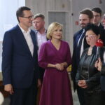 11.10.2019. Opatów. Wizyta premiera Mateusza Morawieckiego. / Wiktor Taszłow / Radio Kielce