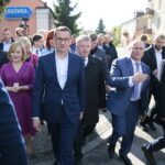 11.10.2019. Opatów. Wizyta premiera Mateusza Morawieckiego. / Wiktor Taszłow / Radio Kielce